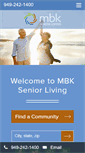 Mobile Screenshot of mbkseniorliving.com